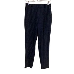Uniqlo Navy Blue Pinstripe Pants, large